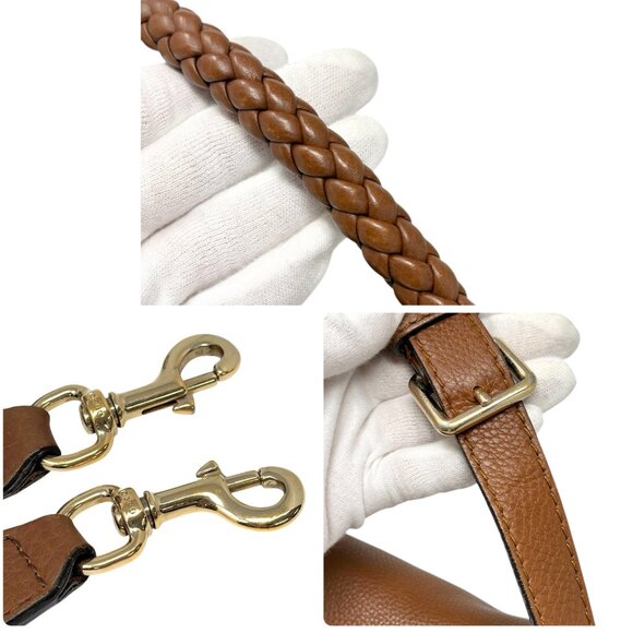 GUCCI Vintage GG Monogram Logo 2way Crossbody Shoulder Bag Beige Brown [106055] - Picture 12 of 14